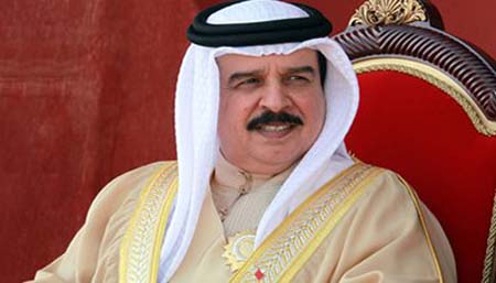 عاهل مملكة البحرين الملك حمد بن عيسى آل خليفة